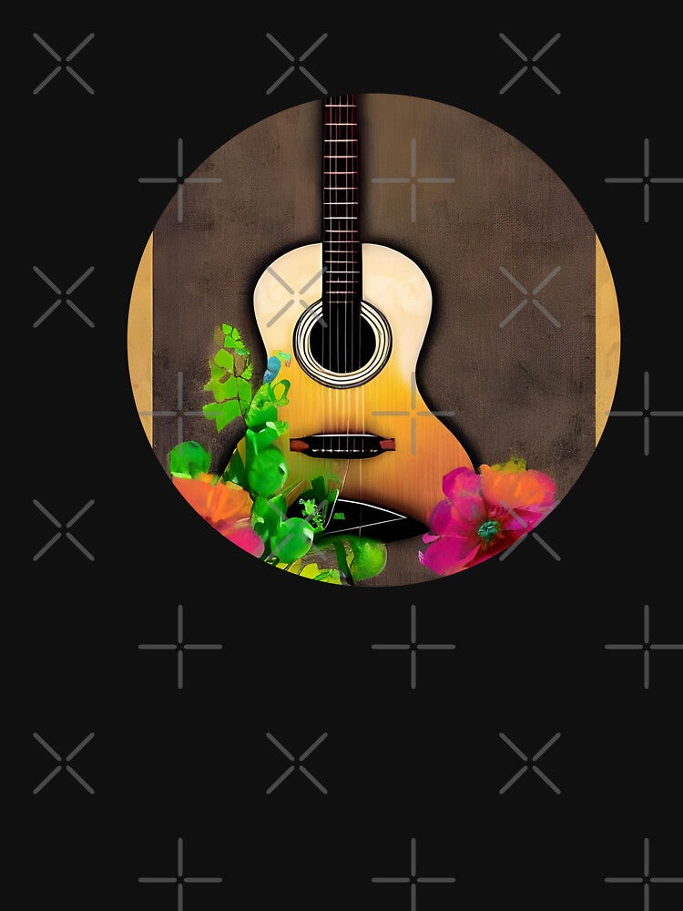 Nature Guitar with Flower by gramizzia