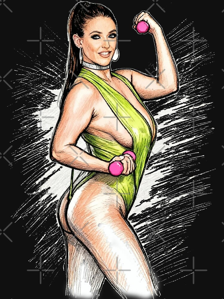 Angela White Pin-up Fitness by Bubble-Bay Shop