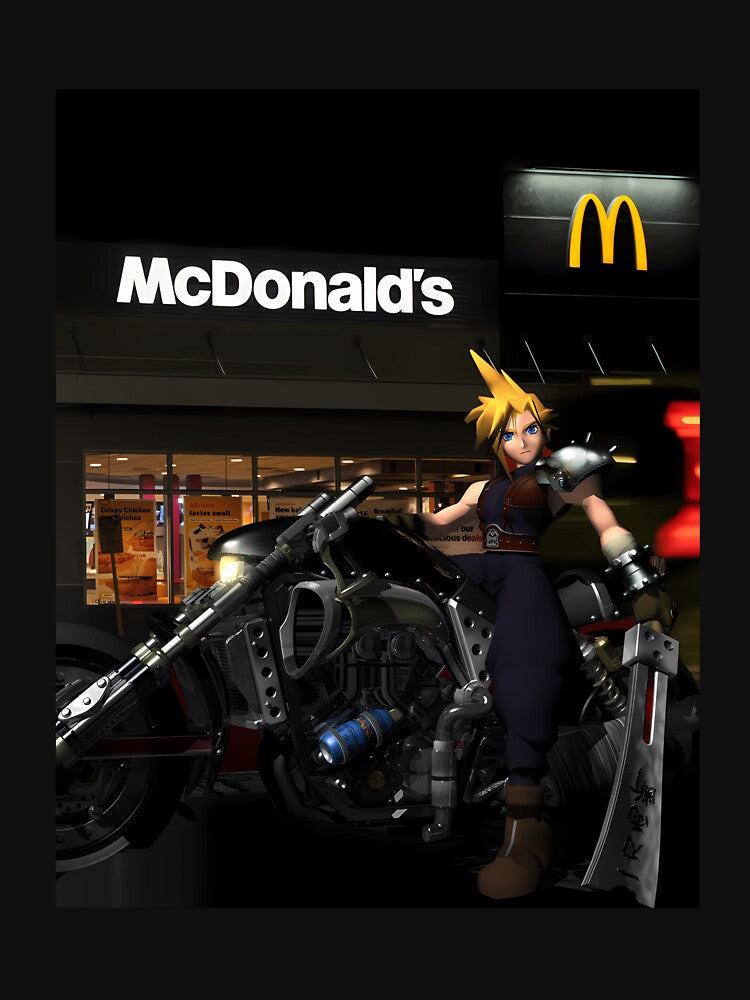 Final Fantasy Cloud Mcdonalds by SADIESOPHIASHOP