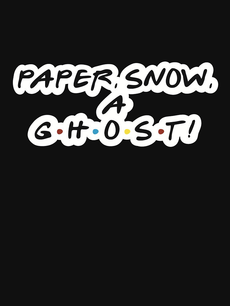 Paper, snow, a ghost! by Friendzee