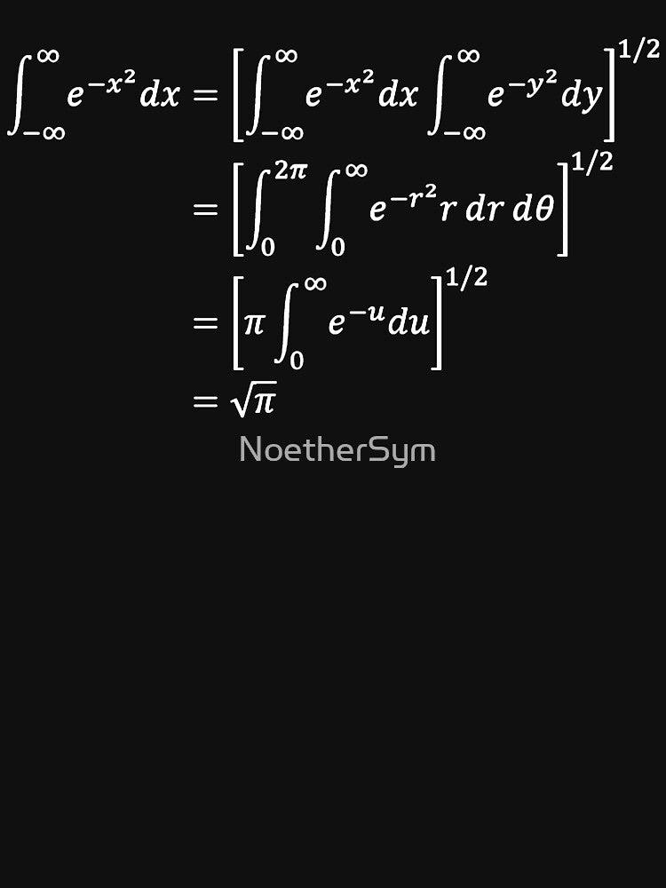 gaussian integral dark vesrion by NoetherSym