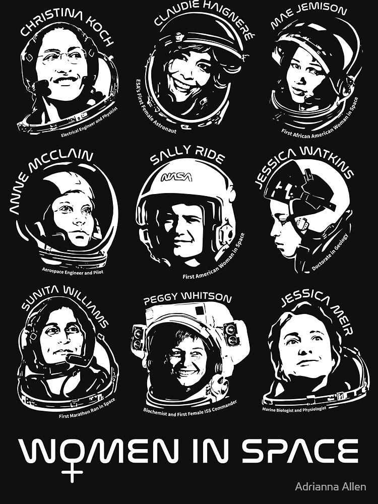 Women in Space: Combo 4 by Adrianna Allen