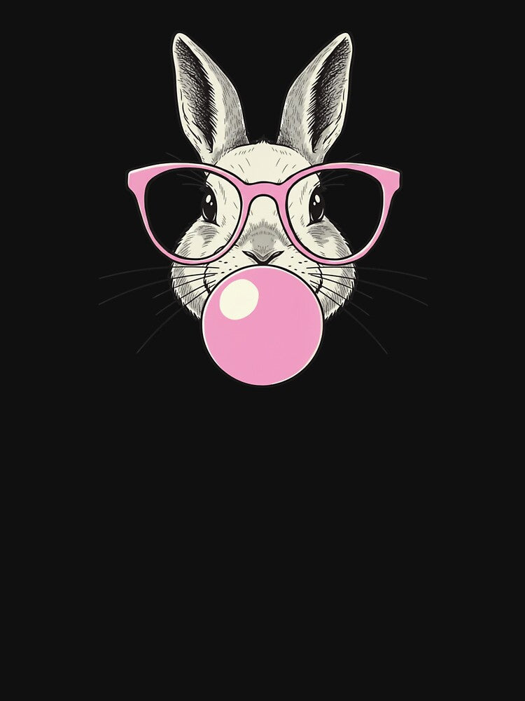 Smarty Bunny Bubblegum Pop Easter Animal Lover by salmzouriart