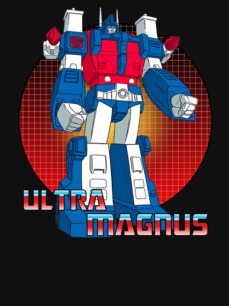 Ultra Magnus G1 Robot Retro Cartoon by Retr0Tshirts