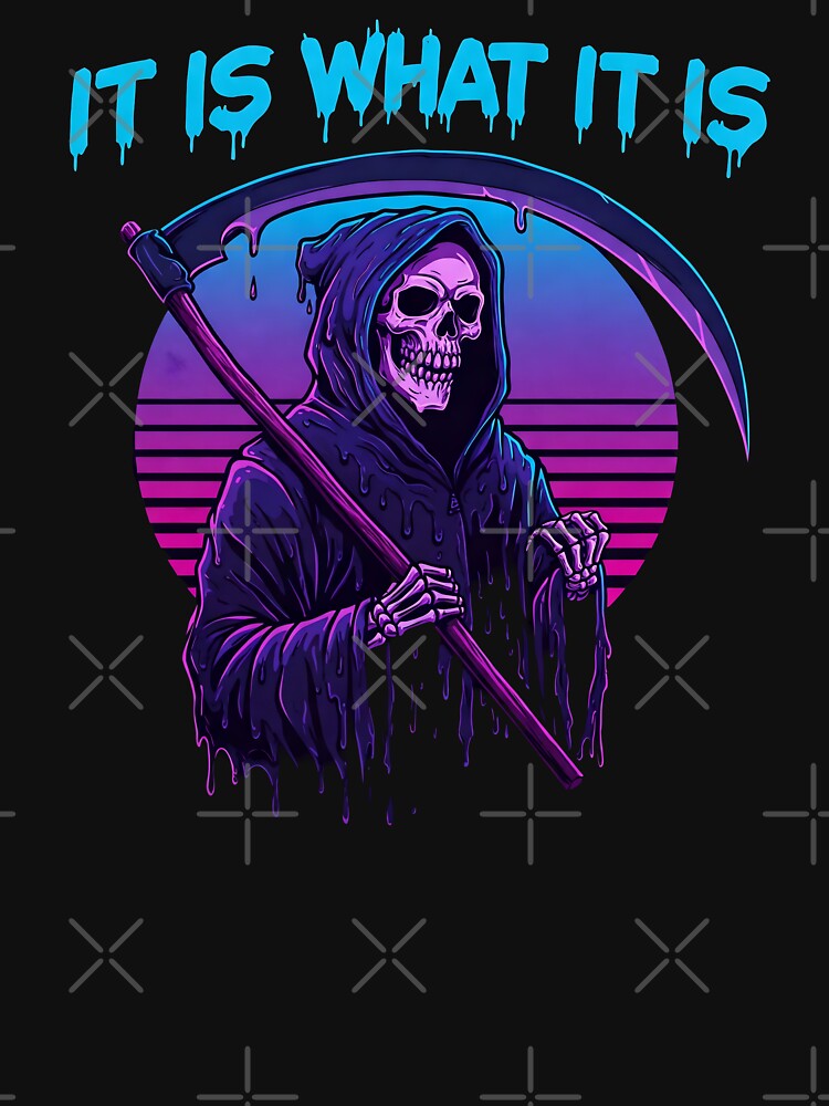 It Is What It Is - Death Pastel Goth Grim Reaper Drip by svarupa