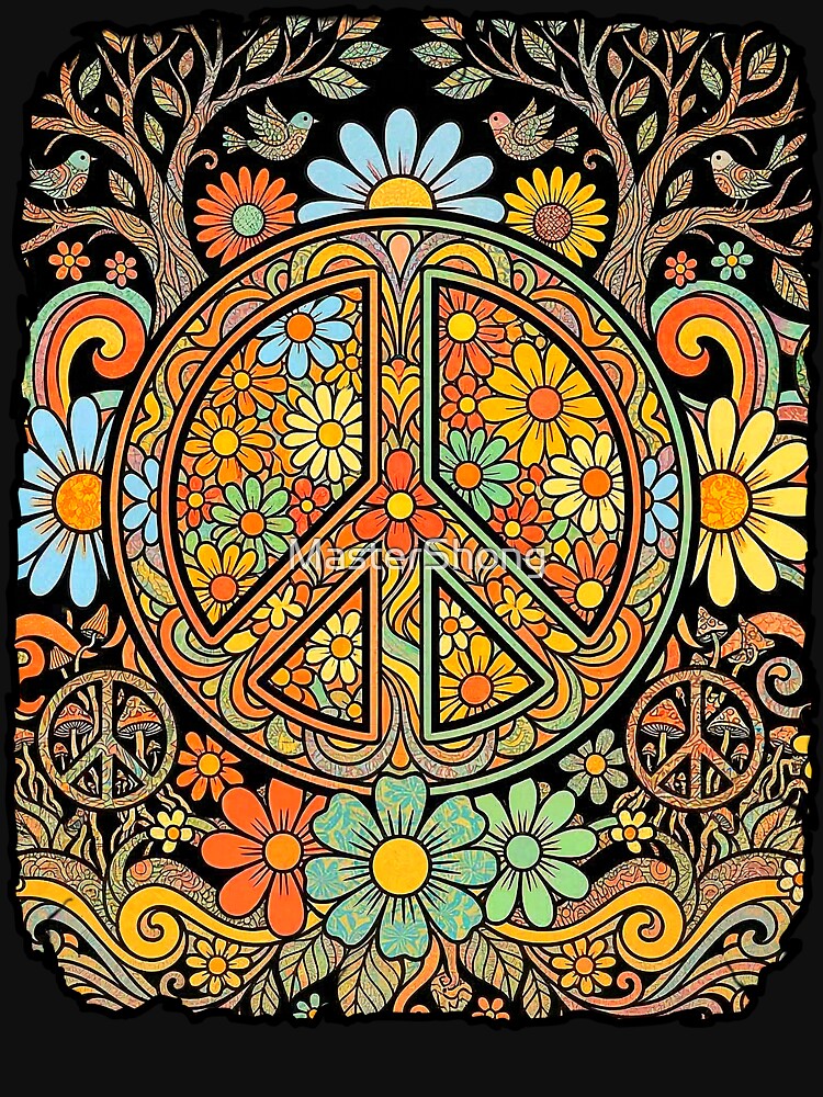 Peace Hippie Flowers by MasterShong