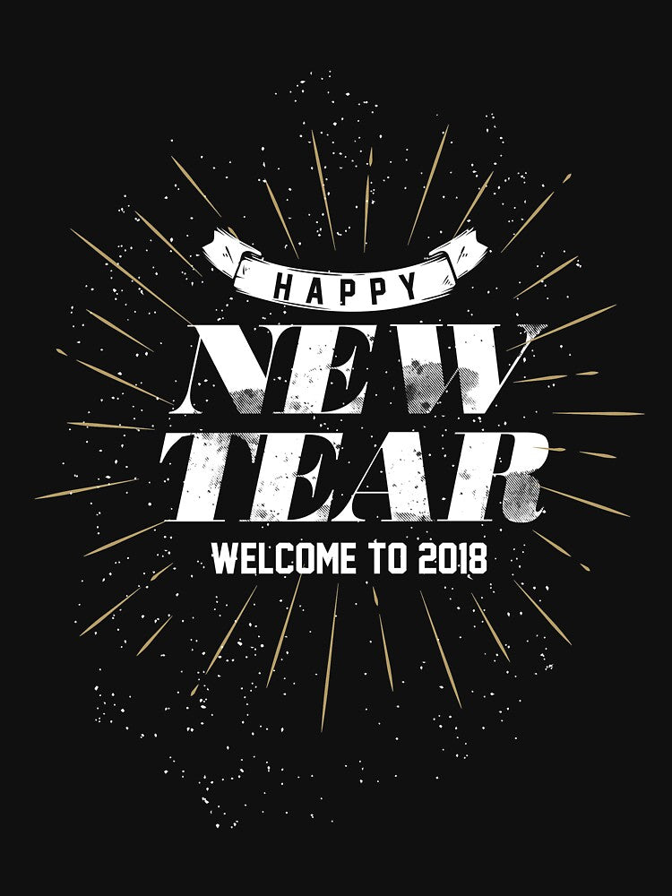 Happy New Year | Welcome 2018 T-Shirt for Men and Women by AllStarMerch