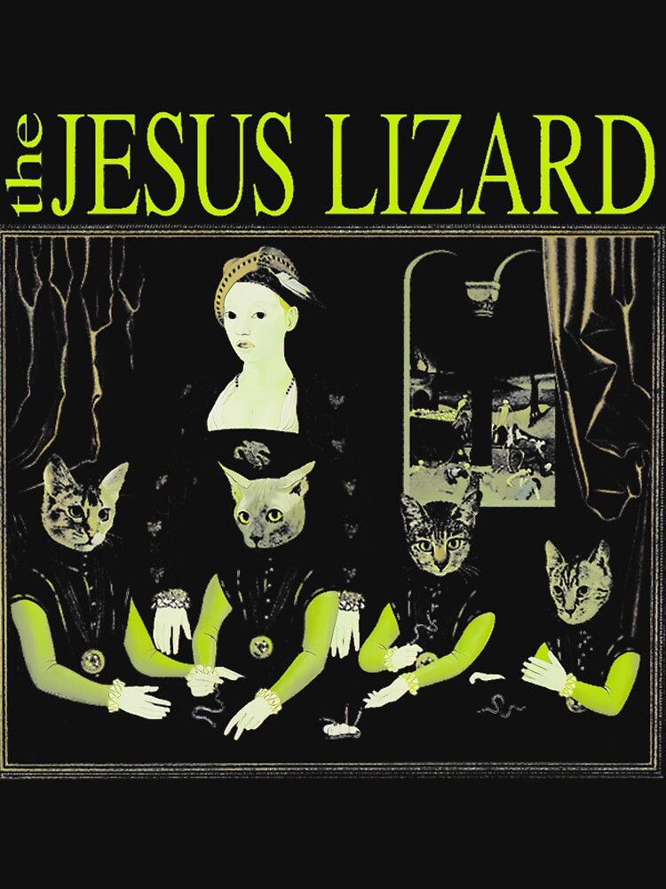 The Jesus Lizard Surreal Cat Collage Art | PERFECT GIFT FOR YOU AND FRIENDS by THiggi