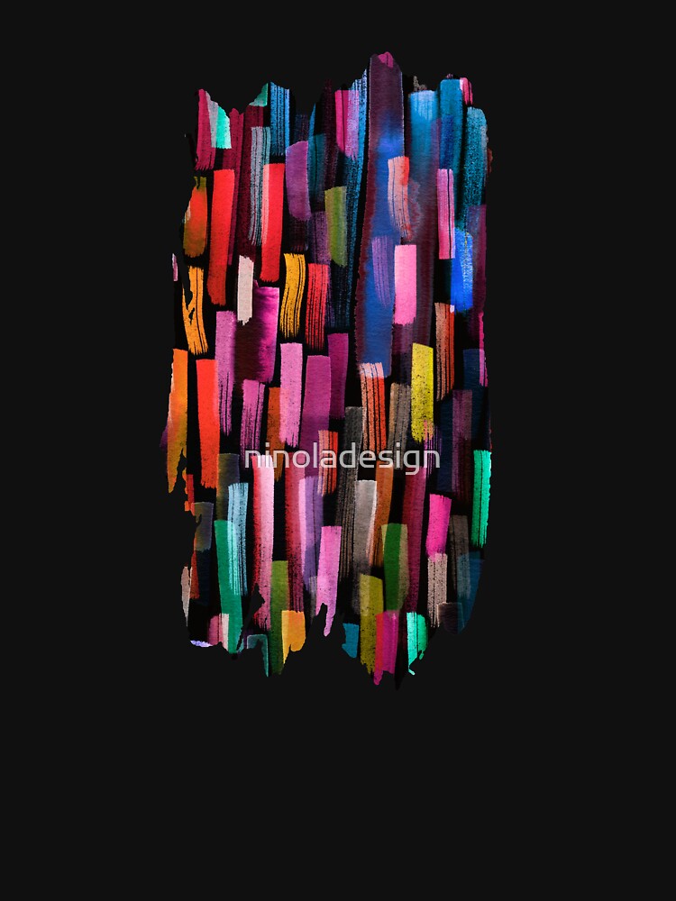 Multicolored watercolor stripes pattern by ninoladesign