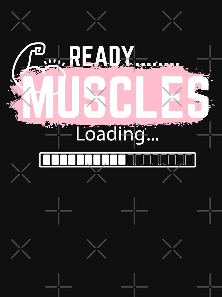 Ready Muscles Loading Please Wait Working Out Gym Gift For Husband Brother Dad Him by videogames86