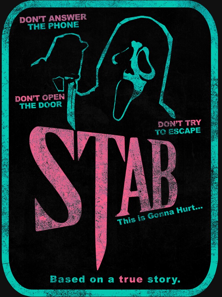 Stab (Vintage Style Horror) Classic T-Shirt by StanislavUtelba