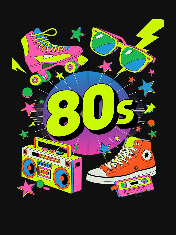80s Clothes Party Supplies Eighties Costume for Women  3 by MarkLeedsArt