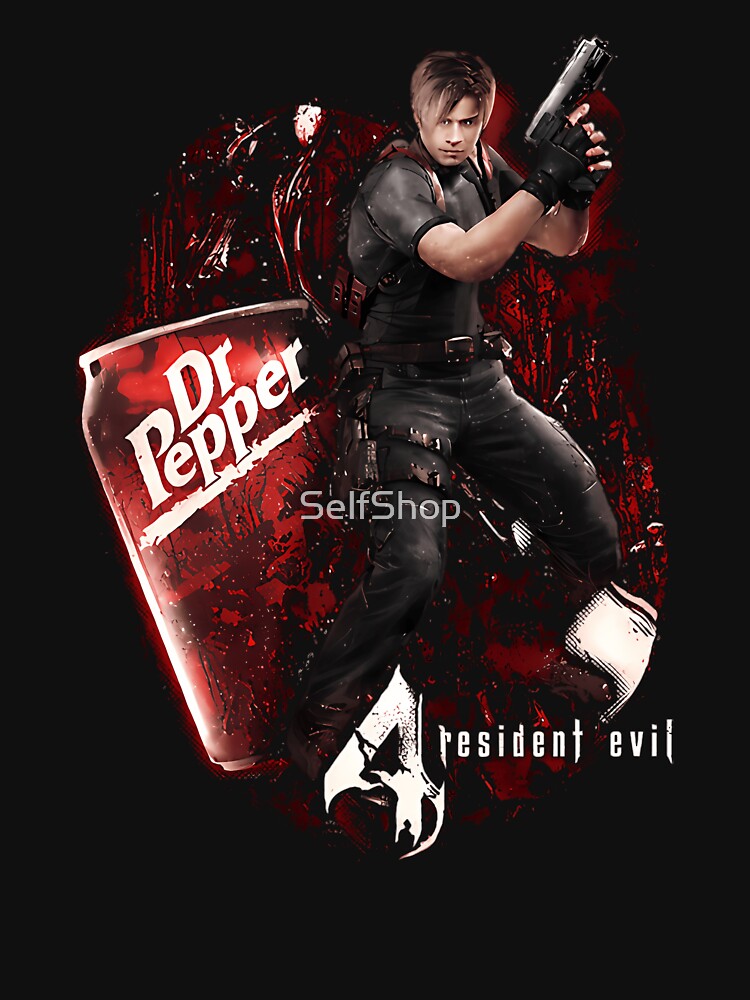 The Resident Evil Leon Dr. Pepper Collaboration Gamer Unisex Streetwear Menswear Womenswear For Fans by SelfShop