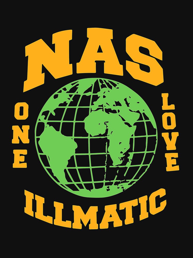 NAS ONE LOVE ILLMATIC [HIPHOP VINTAGE DESIGN] by TillmanHudson