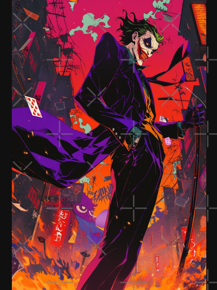 Joker Smile City Burning by AnimeArsenalPrints