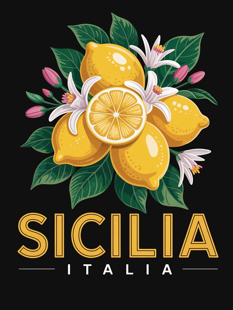 Sicilia Italia Lemons by StephenDDArt