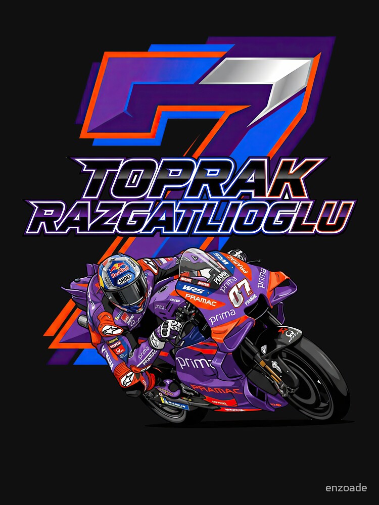 Toprak 7 MotoGP Modern Racing Bike Graphic Design by enzoade