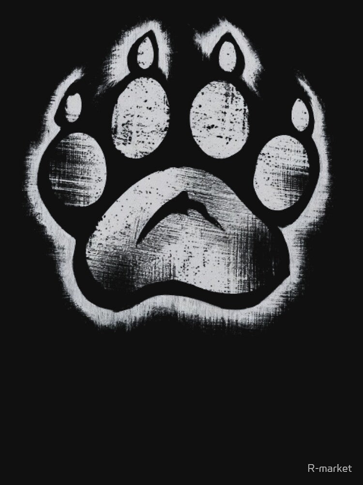 Distressed Wolf Paw Mark by R-market