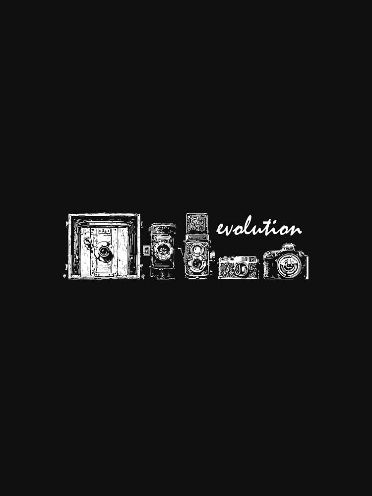 Vintage Evolution Of The Camera Photography Novelty by elviakenni