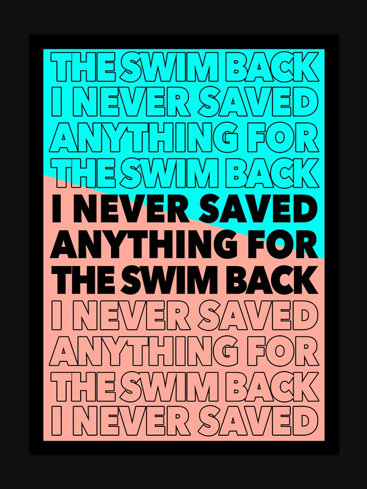 I Never Saved Anything For The Swim Back (Gattaca Quote) Sticker by SeidyRoper