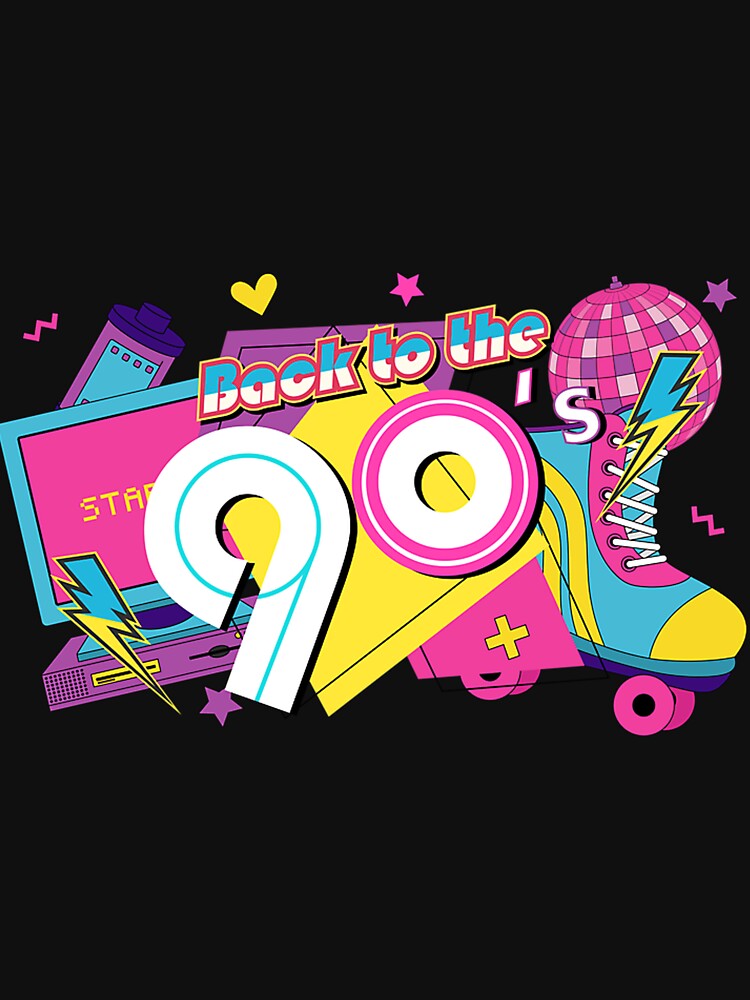 Back To The 90S Theme Colorful 90S Era by intentioncorre