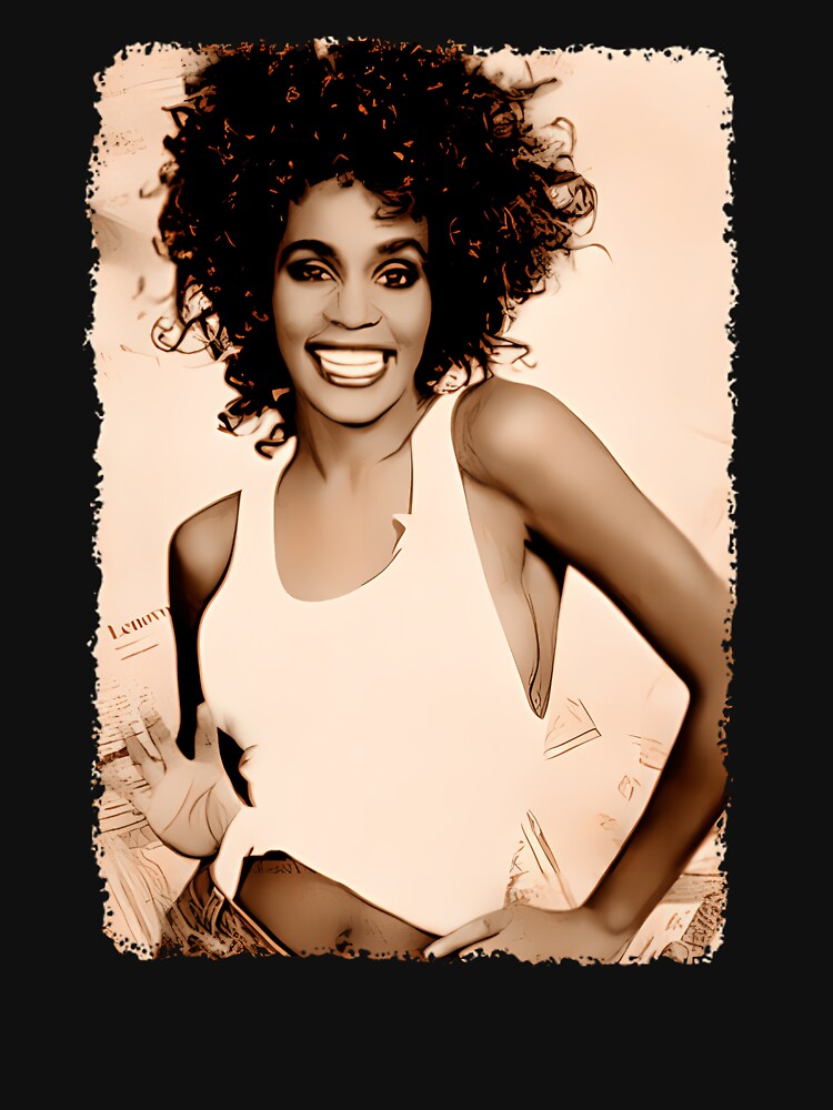 Whitney Houston 80S 90S Style by AbstractArtLC