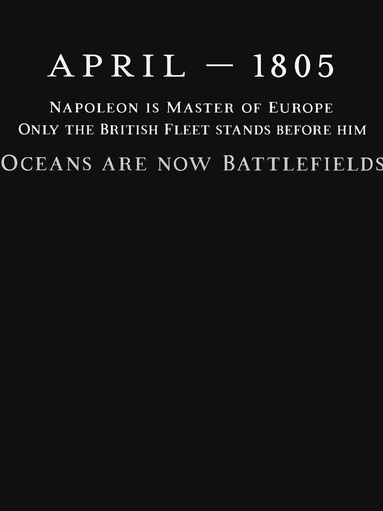 Oceans are Now Battlefields | Master and Commander by BirdDesign