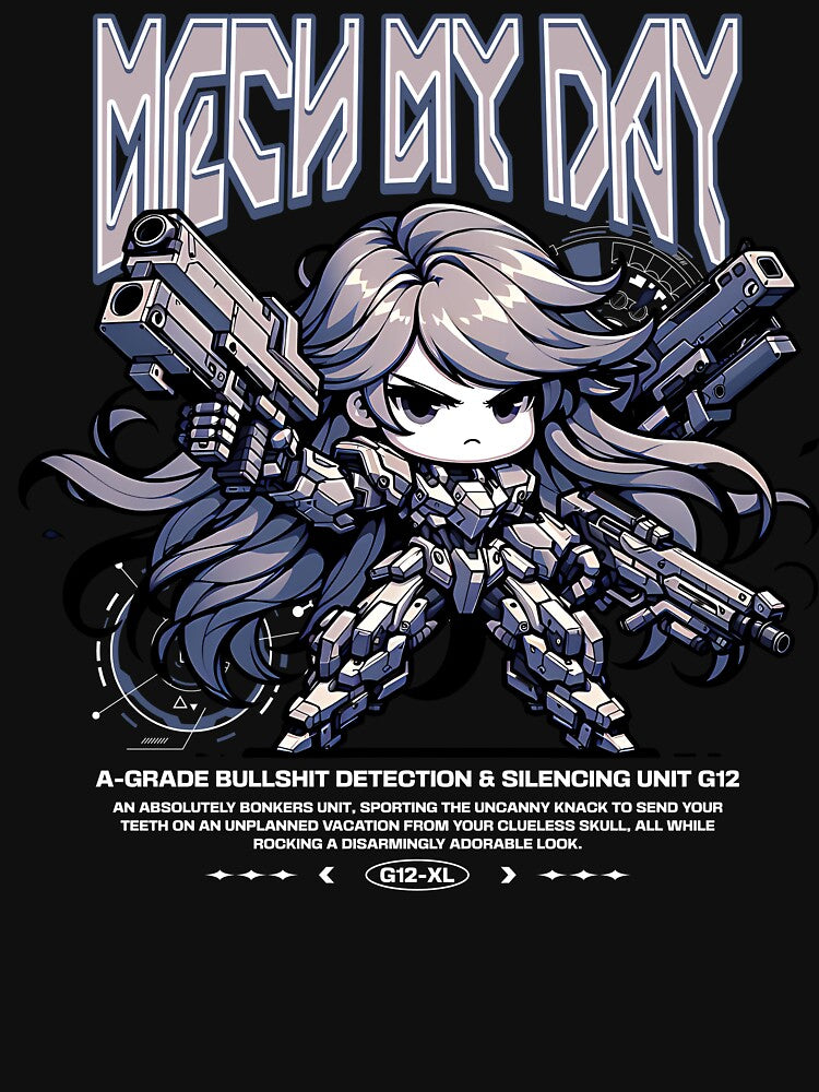 Mech My Day - Cute Chibi Mecha Girl by DesignedByMarty