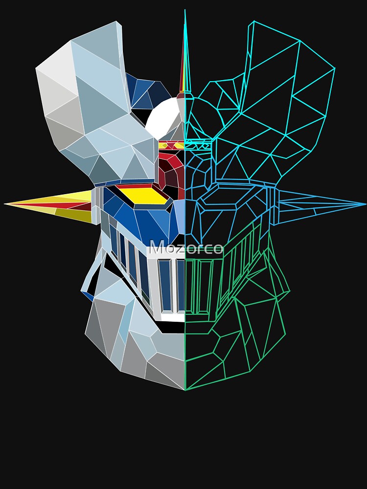 Mazinge Z Linear low poly by Mozorco