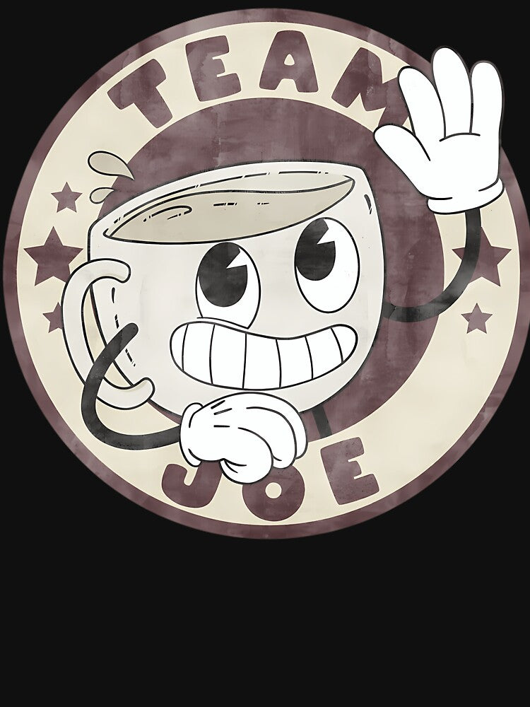 Team. Joe C.artoon Coffee Badge by MaddysoOliphant