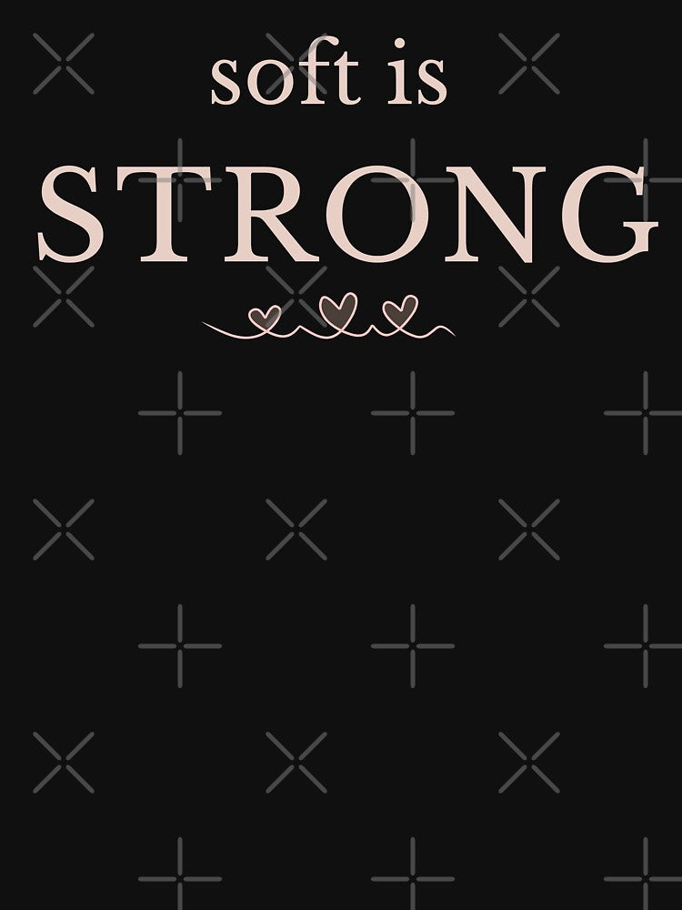 Soft Is Strong Minimalist Statement Design by Minimalist Typography