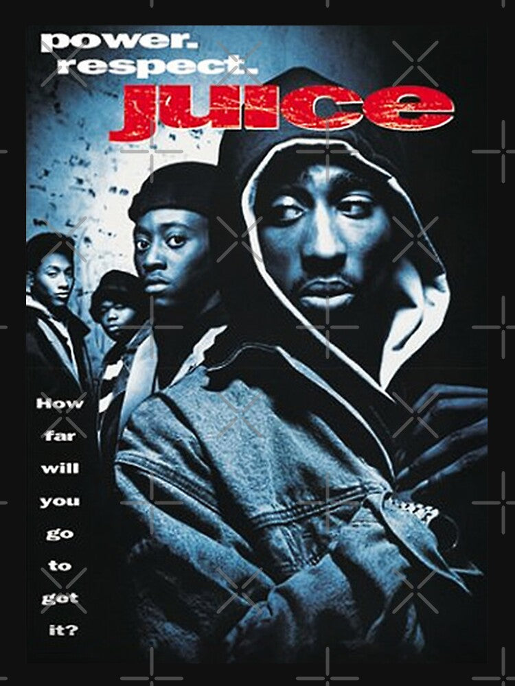 90s juice movie cover poster t shirt by StrihsApparel