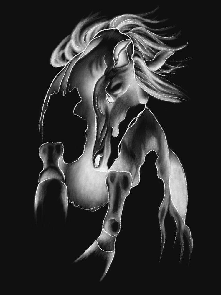Bucking Horse Dancing in an Abstract Way by Tyler Rosso