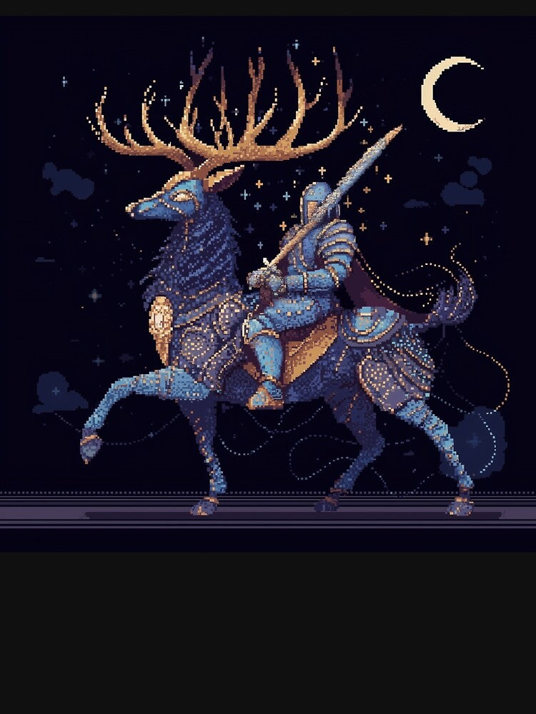 Deer Knight Pixel Art by Kaos-Bit