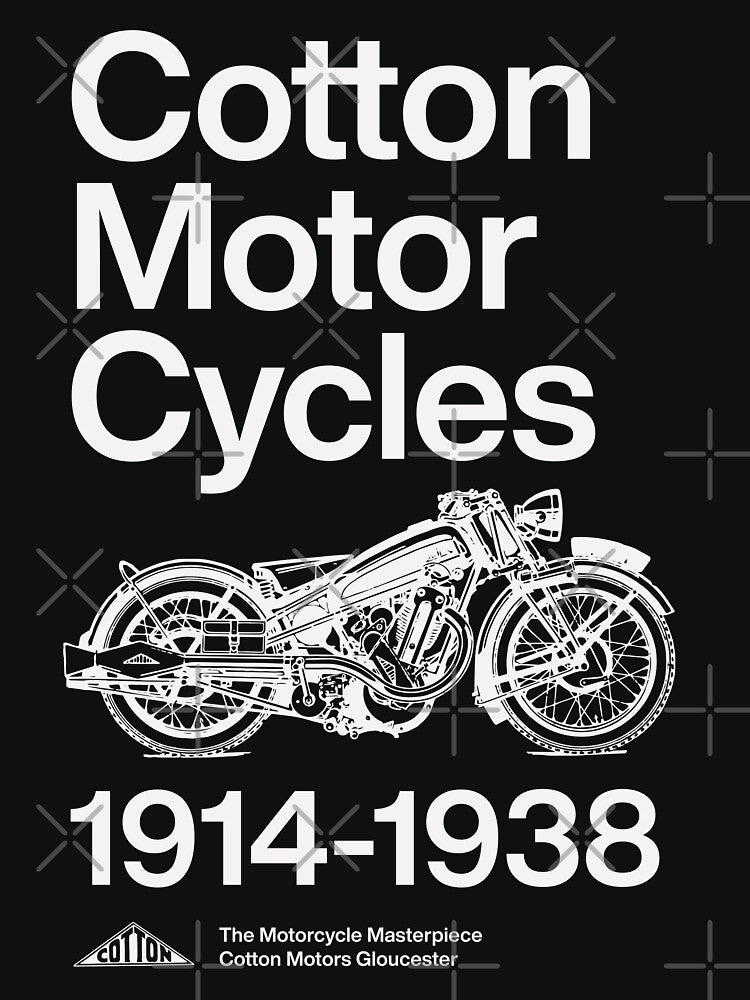 Cotton Motorcycles Gloucester - Helvetica by IronFlyers