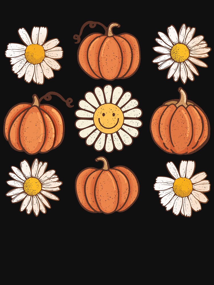 Vintage Pumpkins & Flowers Sublimation by LAWRENCE-MORROW