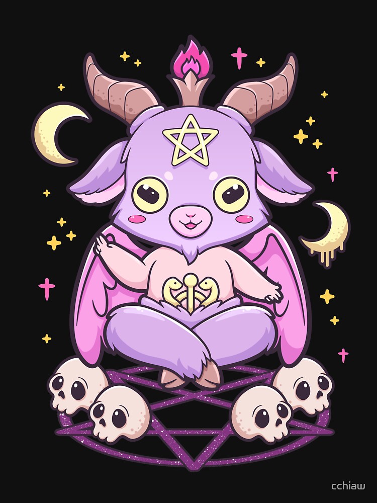 Kawaii Pastel Goth Cute Creepy Krampus by cchiaw