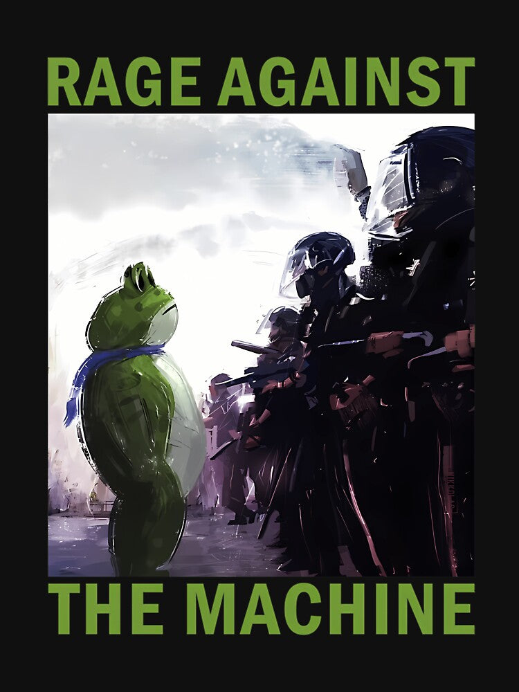 Resist Portland Frog Rage Against The Machine Frog Art by raptokman