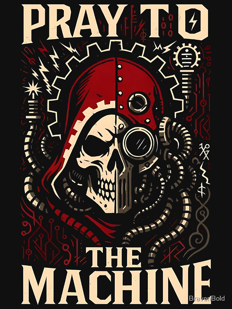 Pray to the Machine – Adeptus Mechanicus Tee by BravenBold