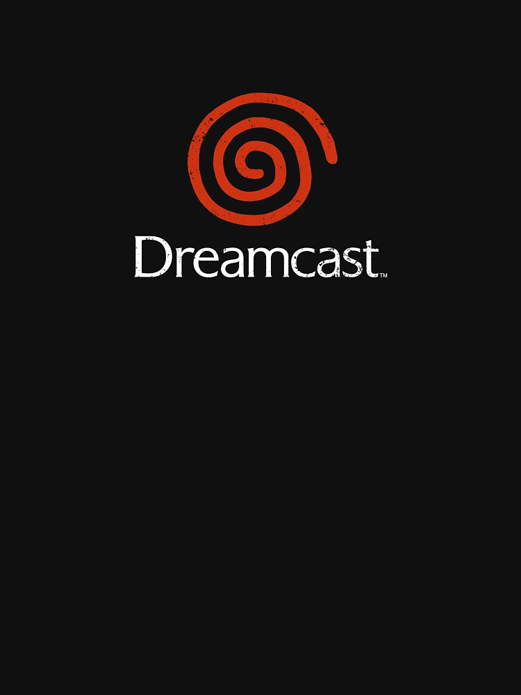 Dreamcast inspired (weathered) T-Shirt / Print / Sticker Design (retro gaming series) by Mercy Apparel