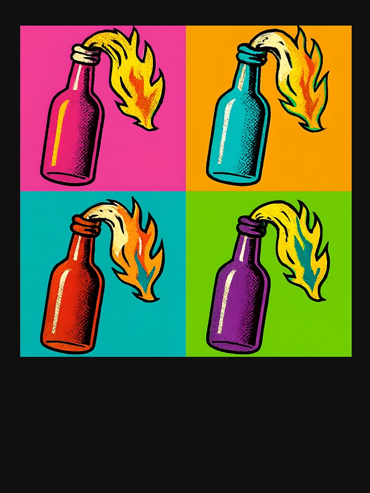 Pop Art Molotov – Warhol Style Revolution by fivepikes