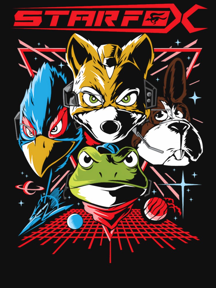 Starfox Retro Video Game by Poufka Designs