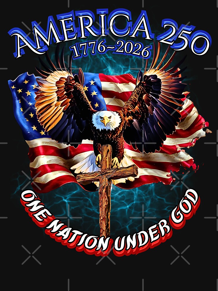 American 250 One Nation Under God by Tripp Art Studio