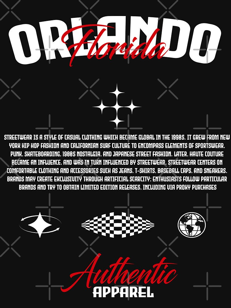 Orlando Florida Streetwear by NF Designs Studio DTF