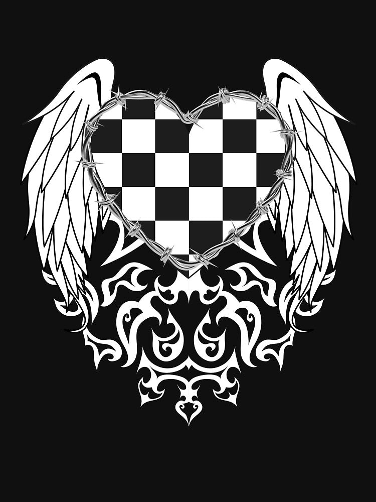 Aesthetic background y2k heart by Season's  Store