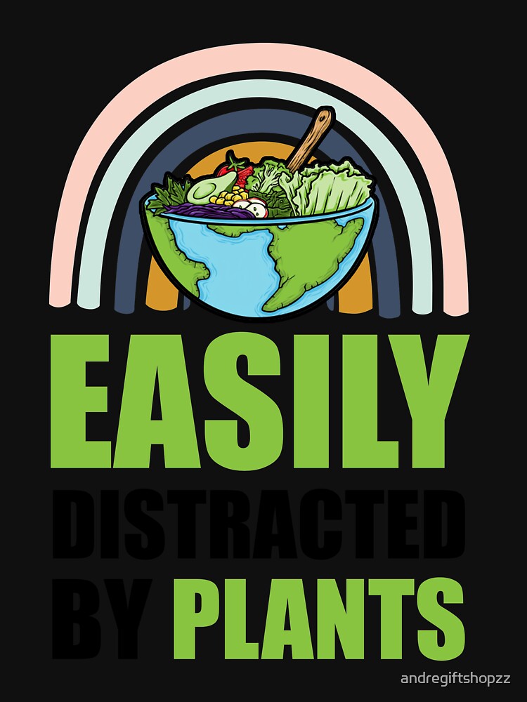 Easily Distracted By Plants Gardener Gift Gardening Garden R SK by andregiftshopzz