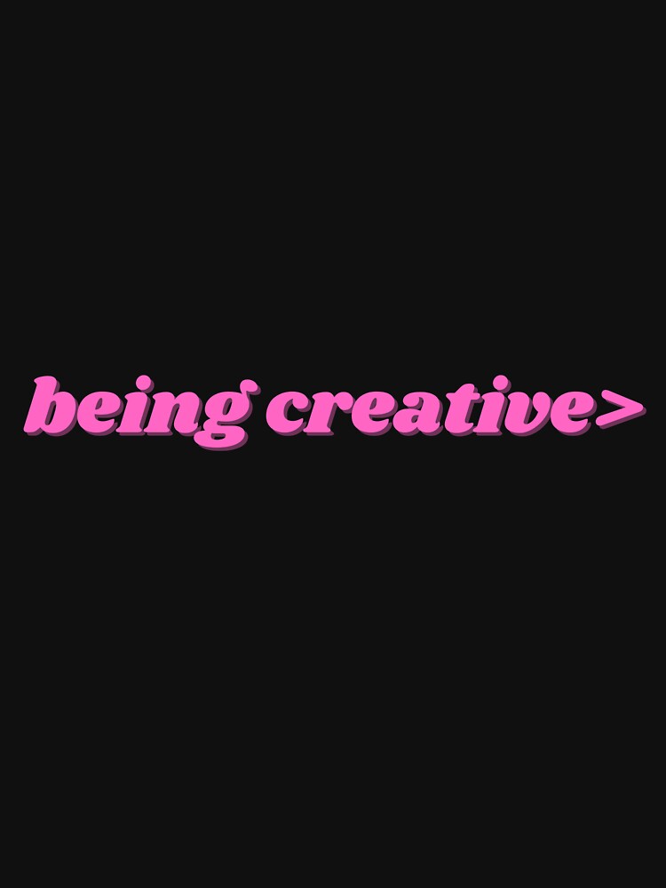 being creative, pink by ChiWellness Shop