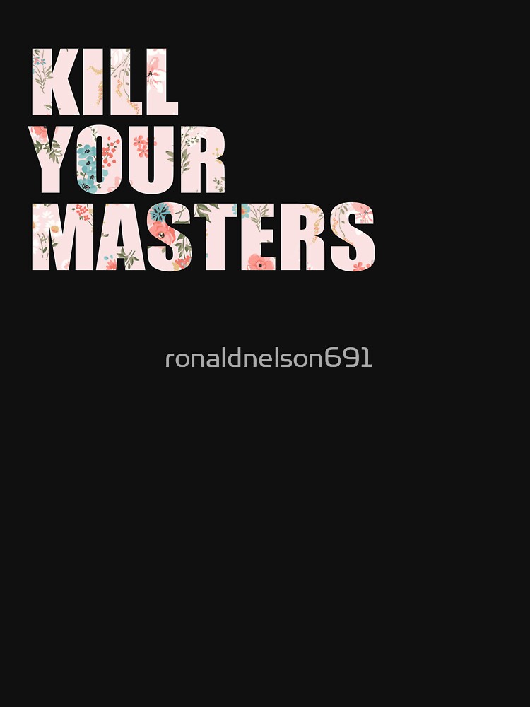 Killer Mike Kill Your Masters Floral by ronaldnelson691