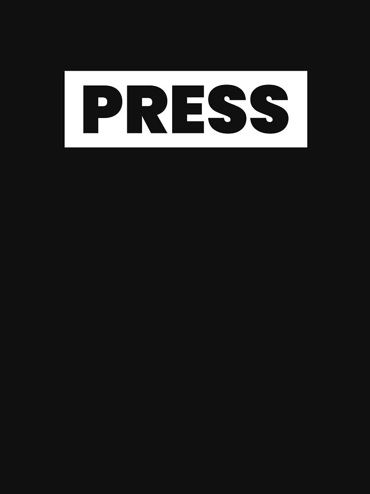 Press Design Saying "PRESS" Media News Journalists PRESS by farhanhafeez