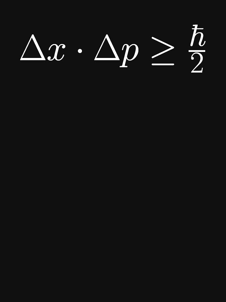 Heisenberg Uncertainty Principle - Physics Design by felixpauli